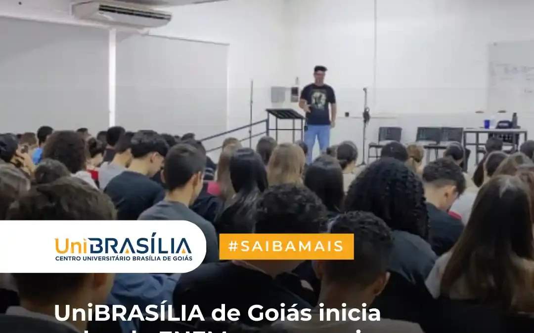 UniBRASÍLIA de Goiás inicia aulas de ENEM em parceria com a CRE de SLMB